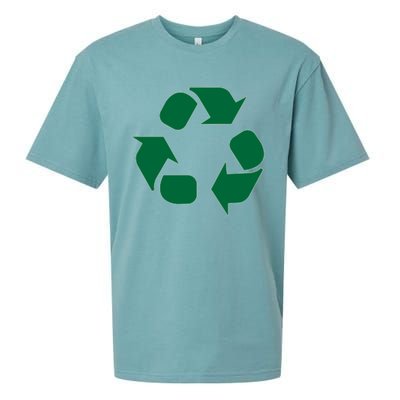 Reduce Reuse Recycle Sign Symbol Funny Gift Sueded Cloud Jersey T-Shirt