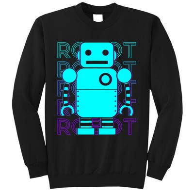 Robot Retro Sweatshirt