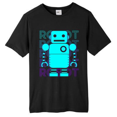 Robot Retro Tall Fusion ChromaSoft Performance T-Shirt