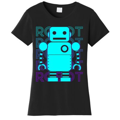 Robot Retro Women's T-Shirt