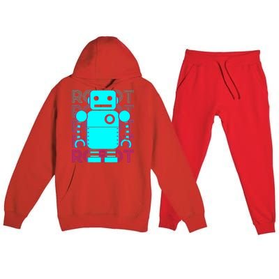 Robot Retro Premium Hooded Sweatsuit Set