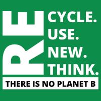 Recycle Reuse Renew Rethink There Is No Planet B Earth Day Mousepad