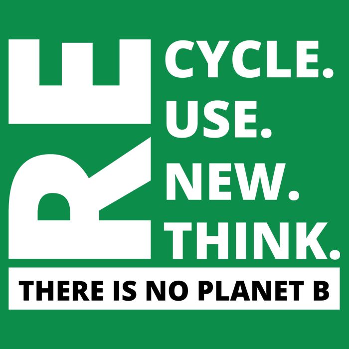 Recycle Reuse Renew Rethink There Is No Planet B Earth Day Mousepad