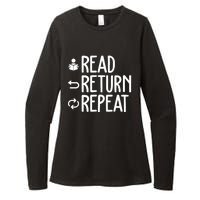 Read Retun Repeat A Funny Gift For Book Reading Lovers Librarian Bookworms Womens CVC Long Sleeve Shirt