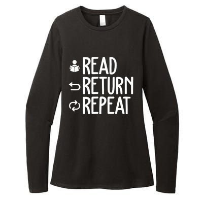 Read Retun Repeat A Funny Gift For Book Reading Lovers Librarian Bookworms Womens CVC Long Sleeve Shirt