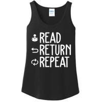 Read Retun Repeat A Funny Gift For Book Reading Lovers Librarian Bookworms Ladies Essential Tank