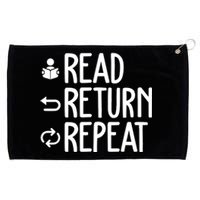 Read Retun Repeat A Funny Gift For Book Reading Lovers Librarian Bookworms Grommeted Golf Towel