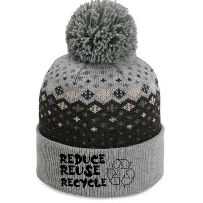 Reduce Reuse Recycle Gift The Baniff Cuffed Pom Beanie