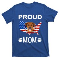 Rhodesian Ridgeback Rhodesian Ridgeback Proud Patriot Mom Gift T-Shirt