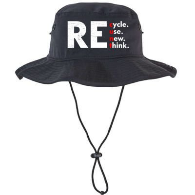 Recycle Reuse Renew Rethink Crisis Environmental Activism Legacy Cool Fit Booney Bucket Hat