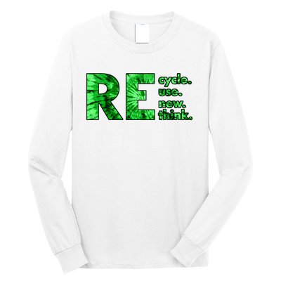 Recycle Reuse Renew Rethink Crisis Environmental Activism Long Sleeve Shirt