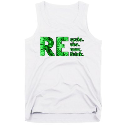 Recycle Reuse Renew Rethink Crisis Environmental Activism Tank Top