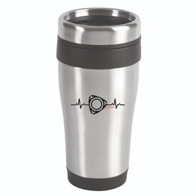 Rx8 Rx7 Rotorheartbeat 16oz Travel Tumbler