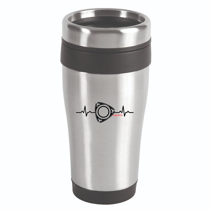Rx8 Rx7 Rotorheartbeat 16oz Travel Tumbler