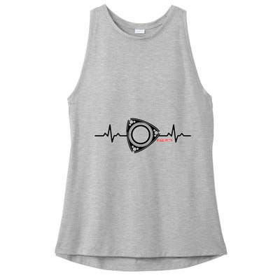 Rx8 Rx7 Rotorheartbeat Ladies PosiCharge Tri-Blend Wicking Tank