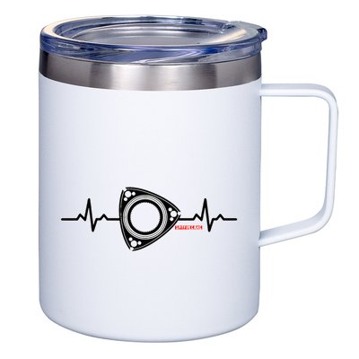 Rx8 Rx7 Rotorheartbeat 12oz Stainless Steel Coffee Mug