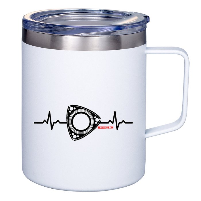 Rx8 Rx7 Rotorheartbeat 12oz Stainless Steel Coffee Mug