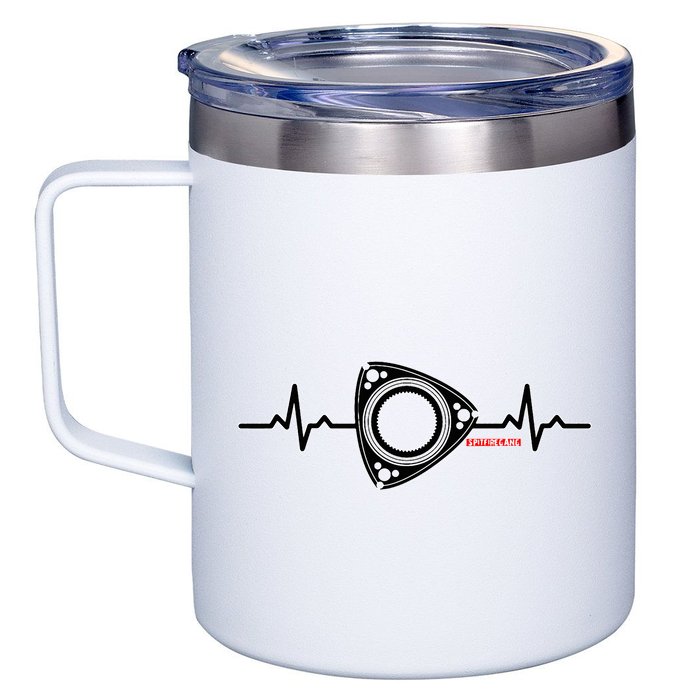 Rx8 Rx7 Rotorheartbeat 12oz Stainless Steel Coffee Mug