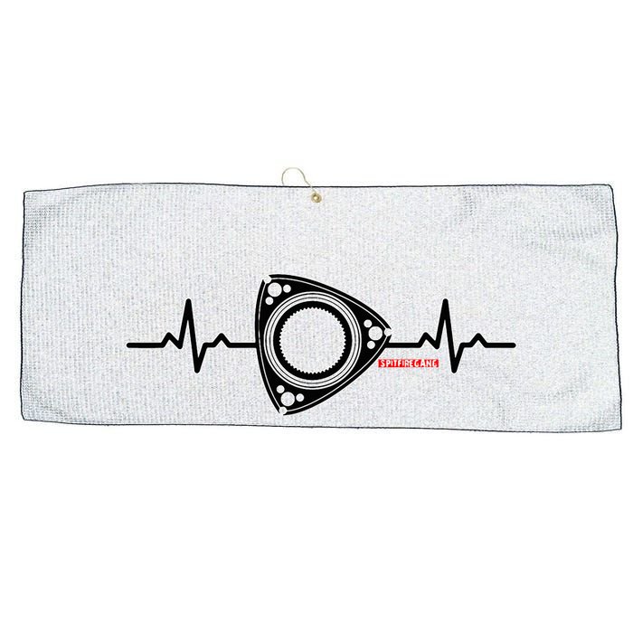 Rx8 Rx7 Rotorheartbeat Large Microfiber Waffle Golf Towel