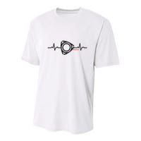Rx8 Rx7 Rotorheartbeat Youth Performance Sprint T-Shirt