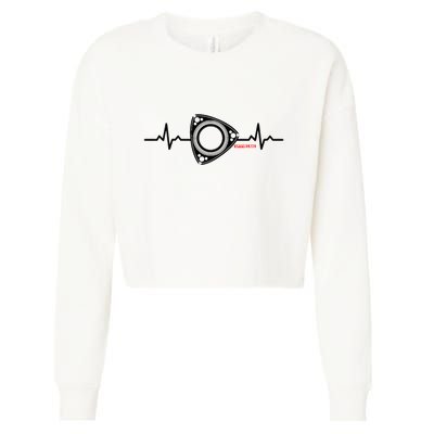 Rx8 Rx7 Rotorheartbeat Cropped Pullover Crew