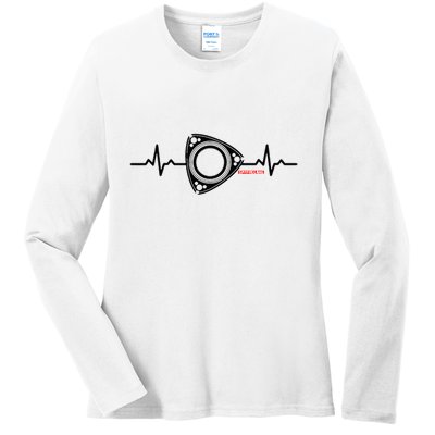Rx8 Rx7 Rotorheartbeat Ladies Long Sleeve Shirt