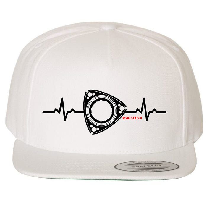 Rx8 Rx7 Rotorheartbeat Wool Snapback Cap