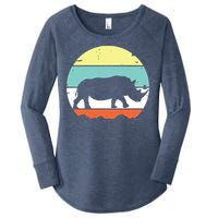 Rhinoceros Rhino Retro Style Vintage Men Women Classic Gift Women's Perfect Tri Tunic Long Sleeve Shirt