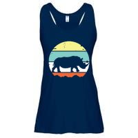 Rhinoceros Rhino Retro Style Vintage Men Women Classic Gift Ladies Essential Flowy Tank