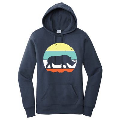 Rhinoceros Rhino Retro Style Vintage Men Women Classic Gift Women's Pullover Hoodie