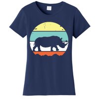 Rhinoceros Rhino Retro Style Vintage Men Women Classic Gift Women's T-Shirt