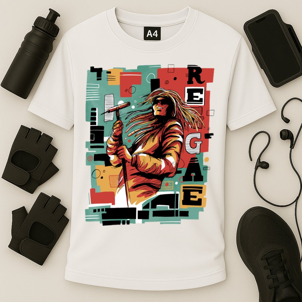 Retro Reggae Performance Shirt