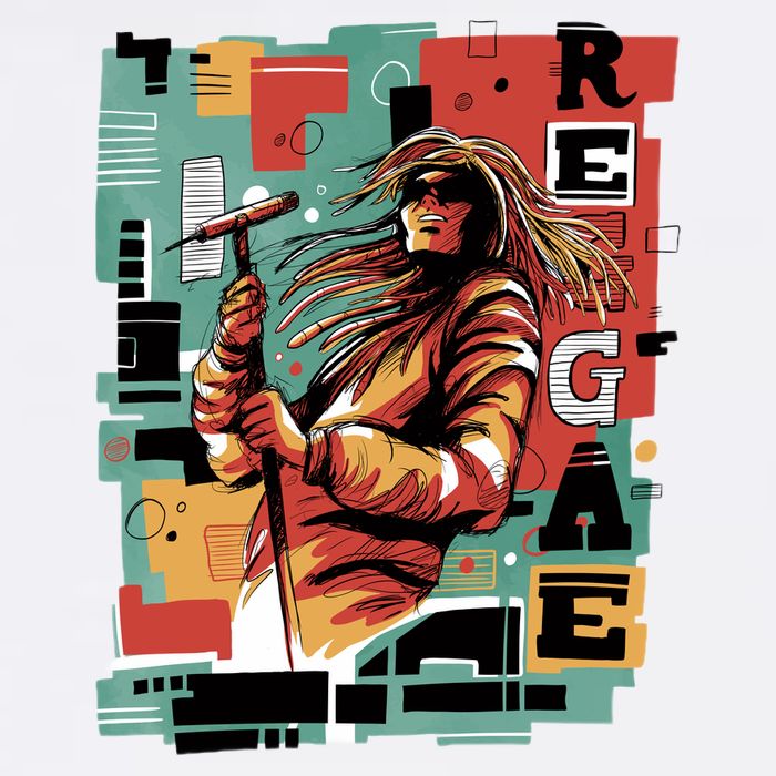 Retro Reggae Button