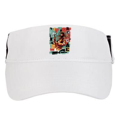 Retro Reggae Adult Drive Performance Visor