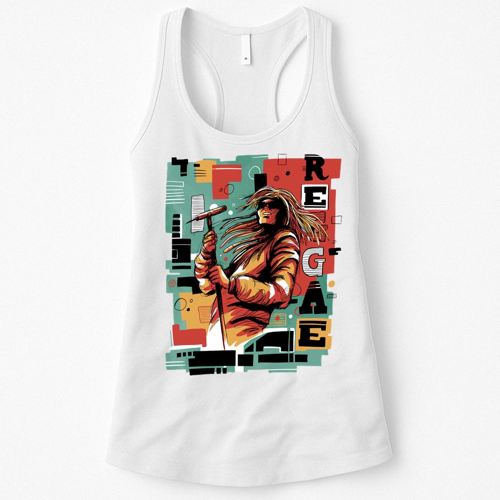 Retro Reggae Womens Tank Top