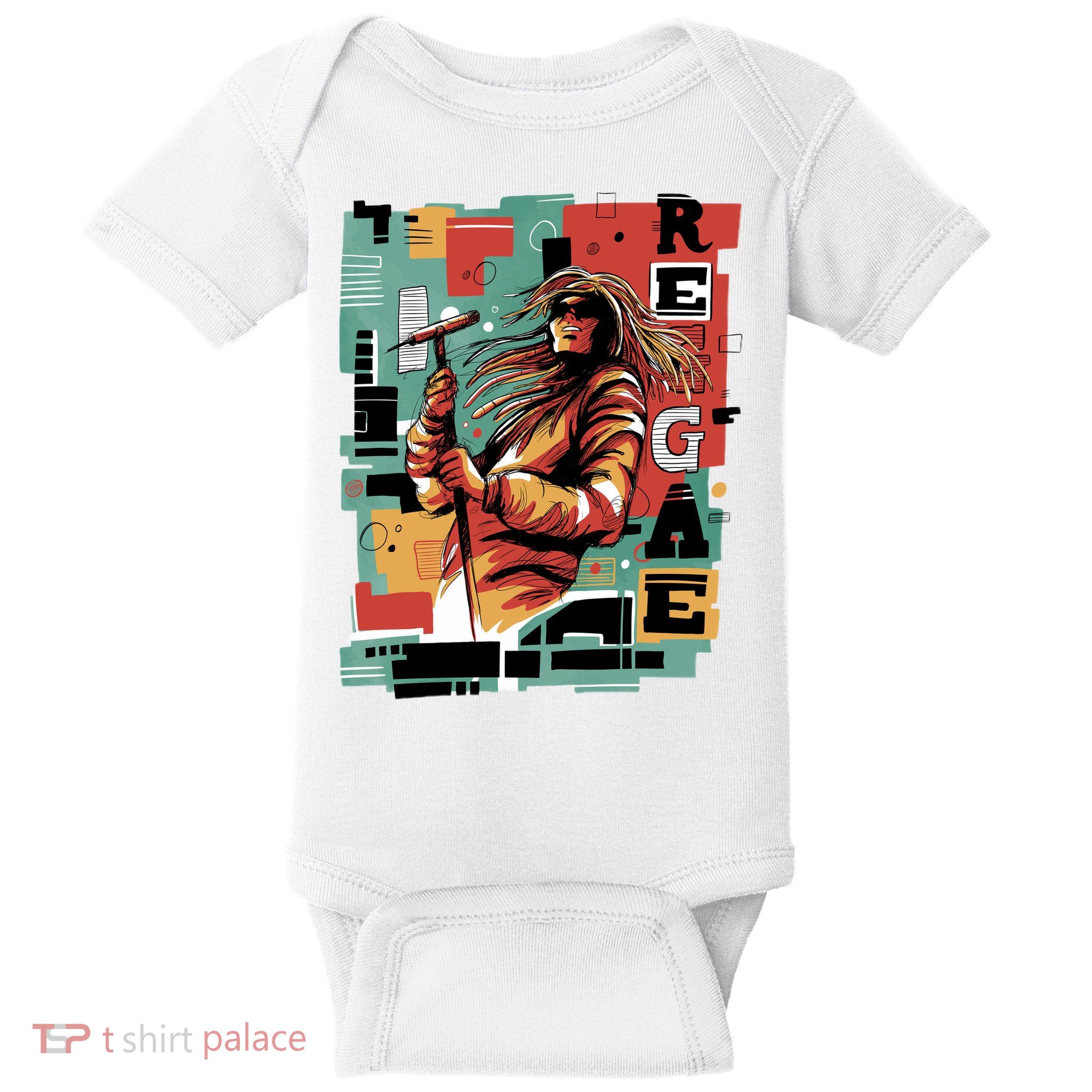 Retro Reggae Baby Bodysuit