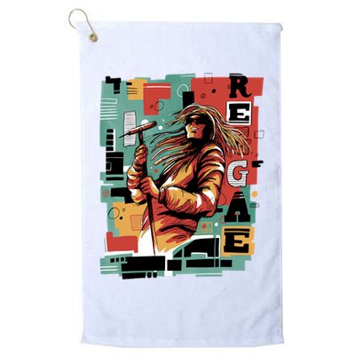 Retro Reggae Golf Towel