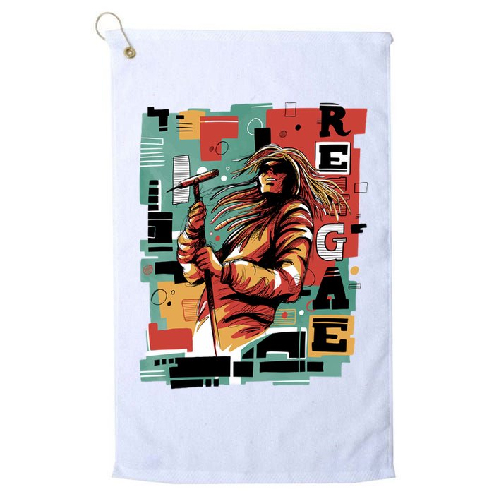 Retro Reggae Golf Towel