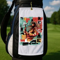 Retro Reggae Golf Towel