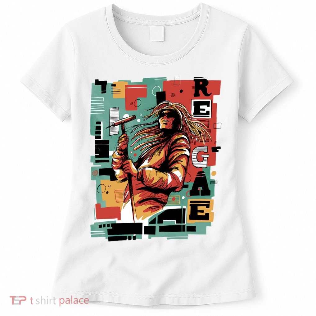 Retro Reggae Womens T-Shirt