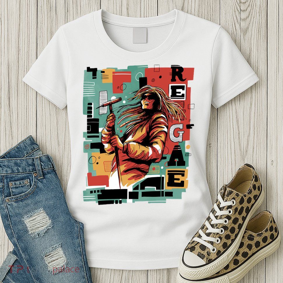Retro Reggae Womens T-Shirt