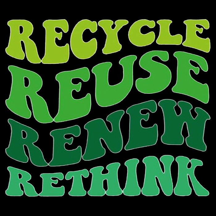 Recycle Reuse Renew Rethink 16oz Travel Tumbler