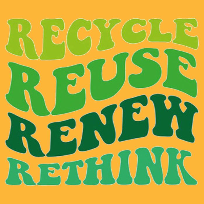 Recycle Reuse Renew Rethink Pom Pom 12in Knit Beanie