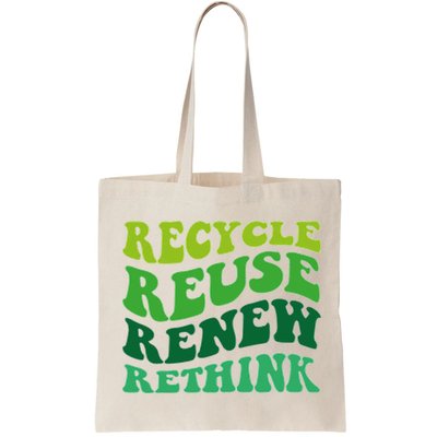 Recycle Reuse Renew Rethink Bag