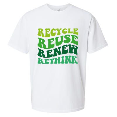 Recycle Reuse Renew Rethink Sueded Cloud Jersey T-Shirt