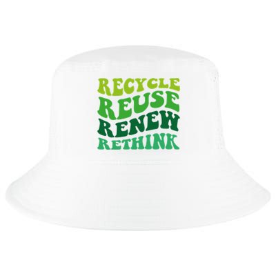 Recycle Reuse Renew Rethink Cool Comfort Performance Bucket Hat