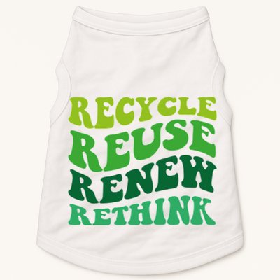 Recycle Reuse Renew Rethink Doggie Tank