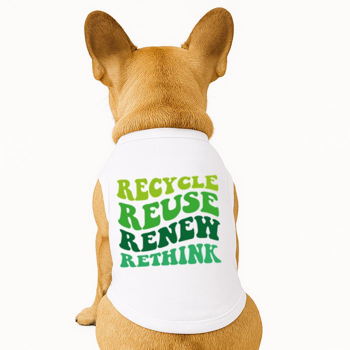 Recycle Reuse Renew Rethink Doggie Tank
