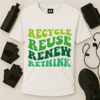 Recycle Reuse Renew Rethink Performance Shirt