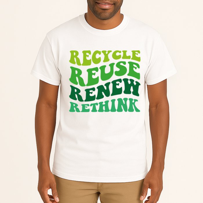 Recycle Reuse Renew Rethink Tall T-Shirt
